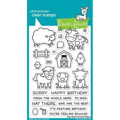 Lawn Fawn Clear Stamps - Hay There